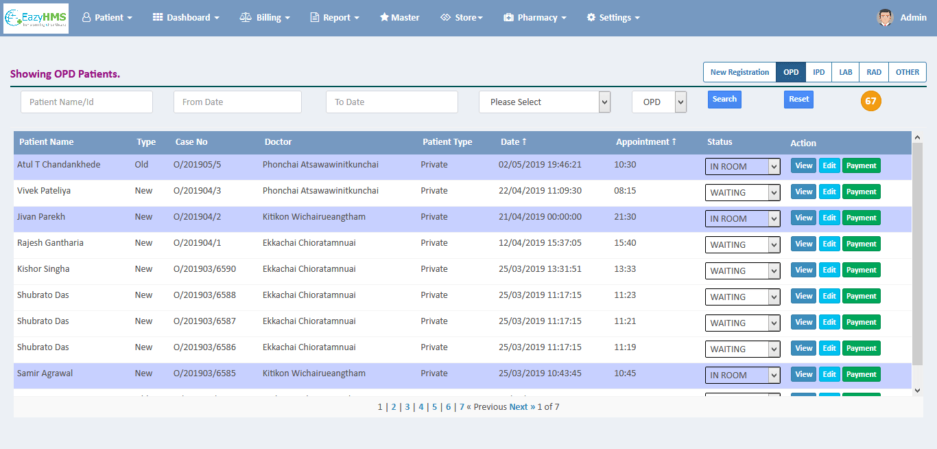 EazyHMS -Hospital Management Software